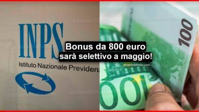 Bonus da 800 euro: Da automatico diventa selettivo a maggio!